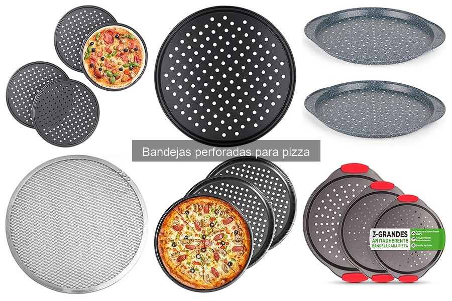 Ventajas de las bandejas perforadas para pizza en casa
