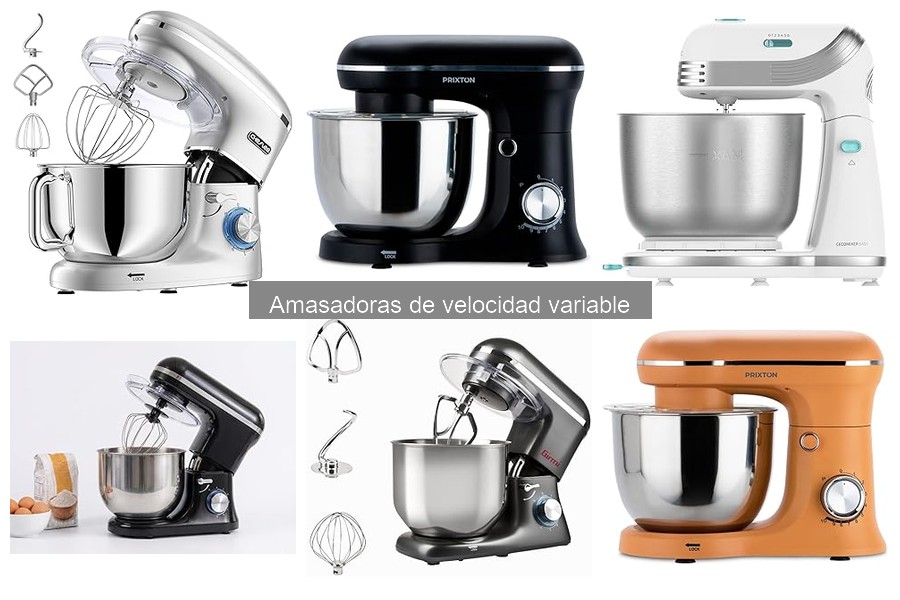 Ventajas de usar amasadoras de velocidad variable en casa