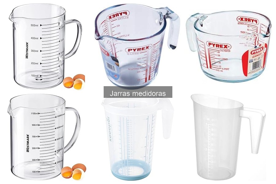 Ventajas y desventajas de jarras medidoras de plástico y vidrio